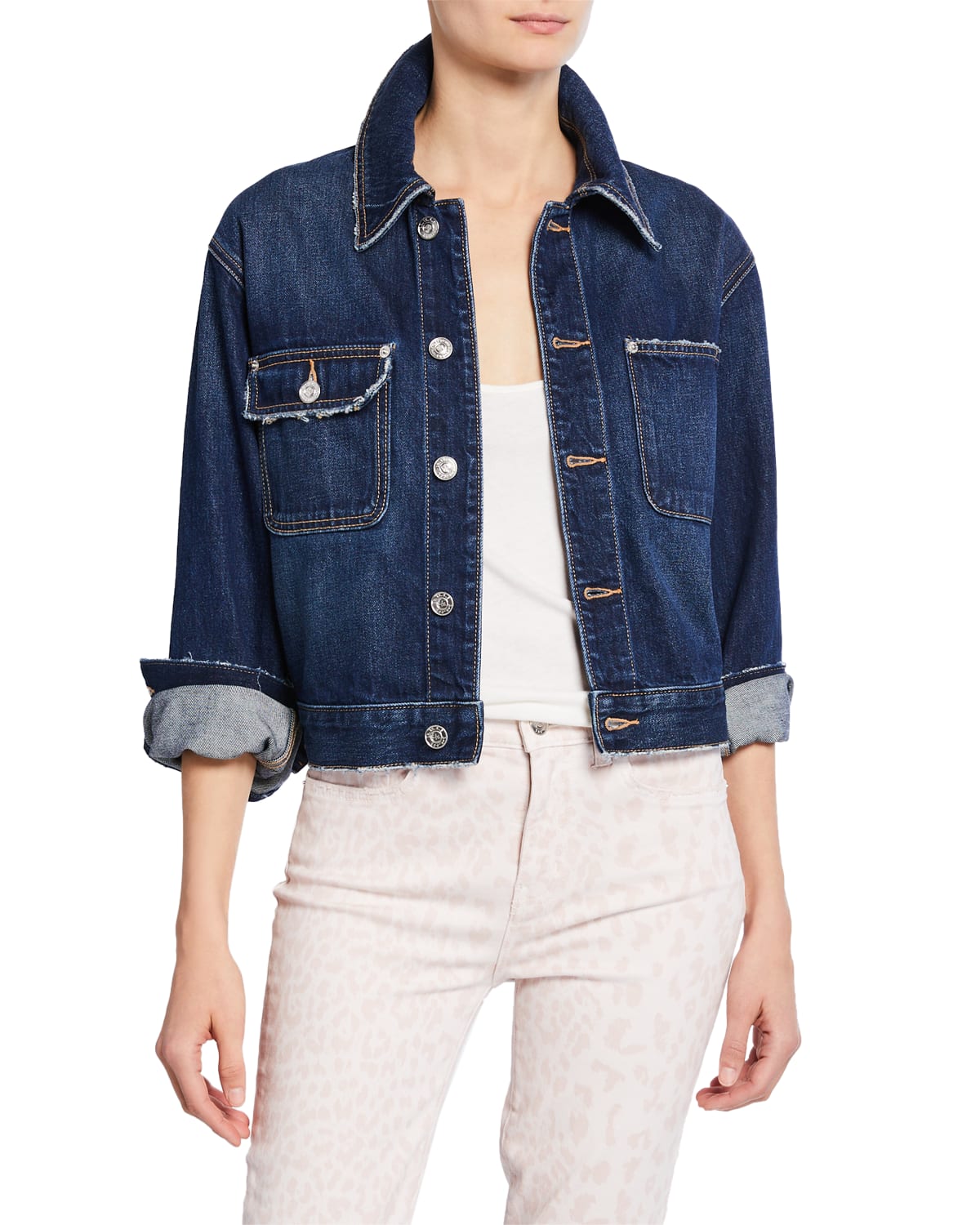 Current elliott denim jacket sale