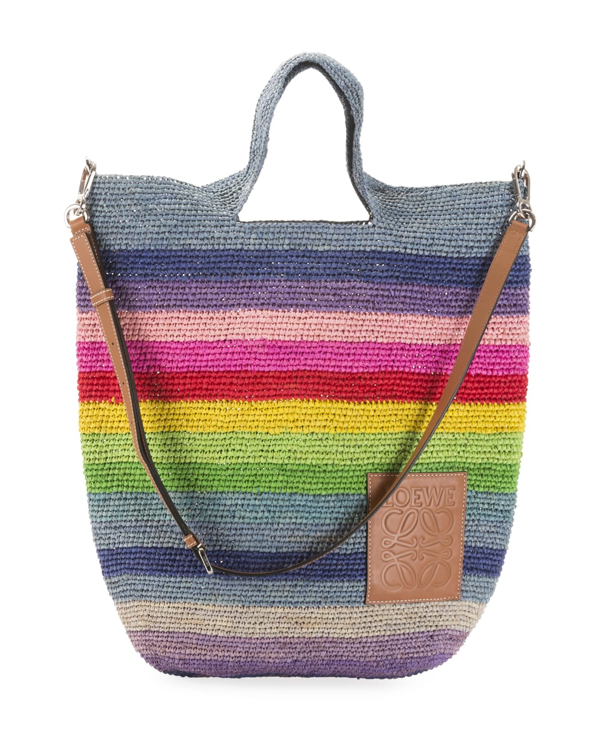 x Paula s Ibiza Rainbow Slit Shoulder Bag