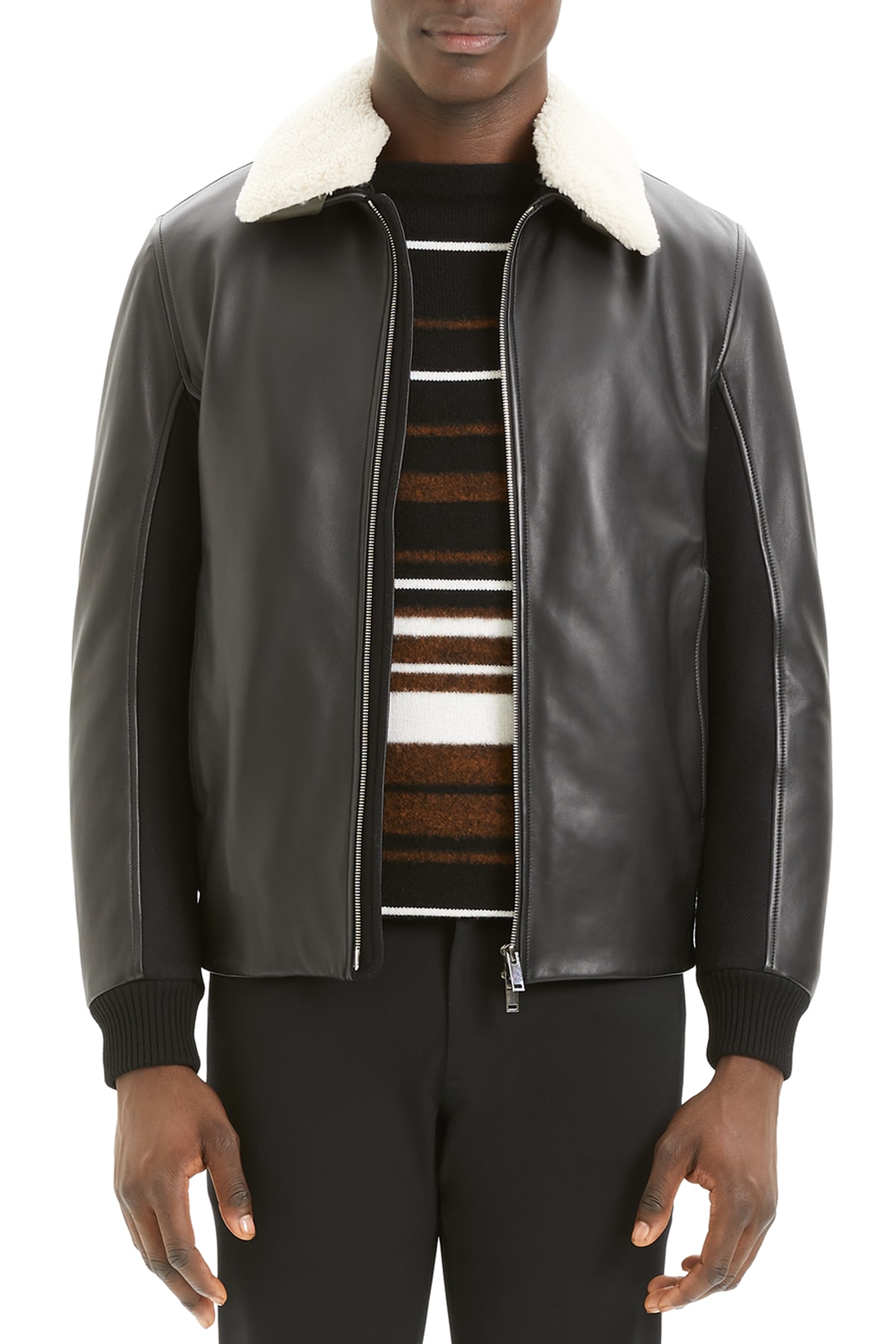 Theory shearling jacket mens outlet