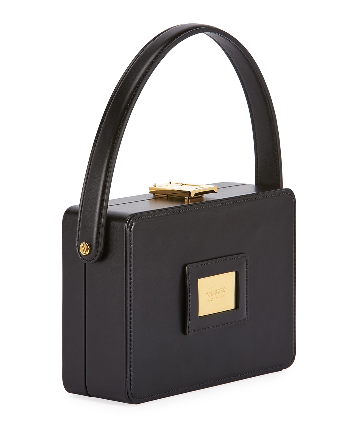 TOM FORD Palmellato Leather Box Bag