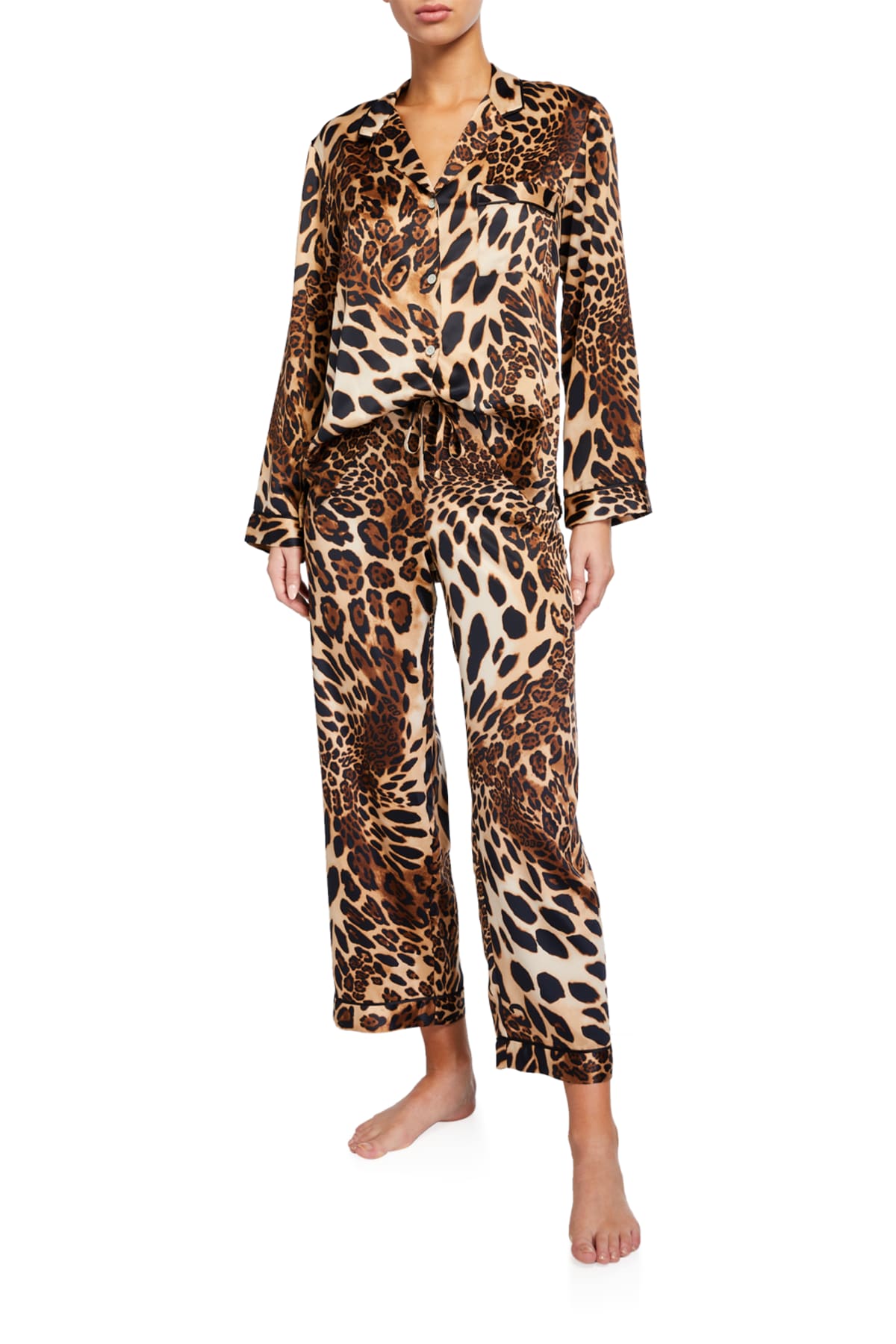 Natori leopard pajamas new arrivals