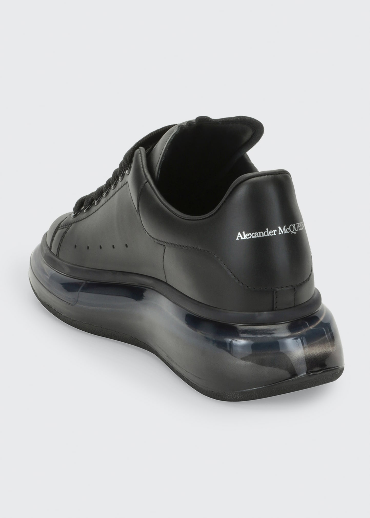 alexander mcqueen transparent oversized sneakers