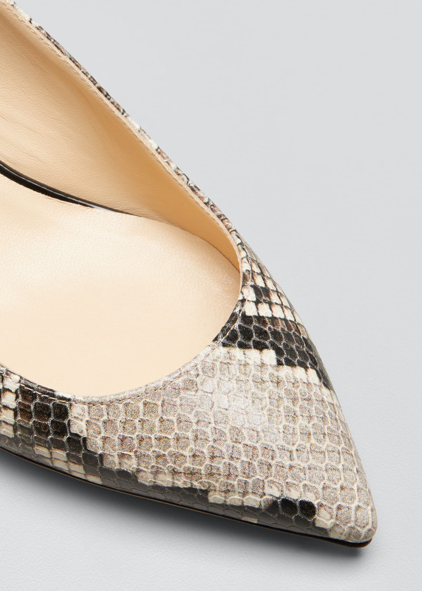 Gemma Snake Print Pumps