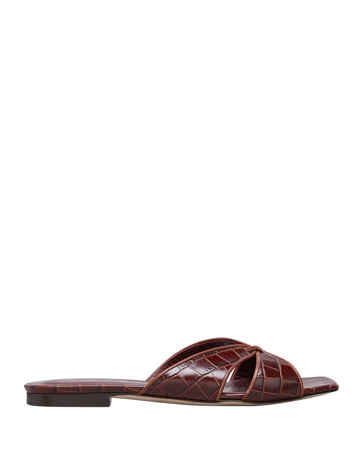 Mock croc sandals clearance