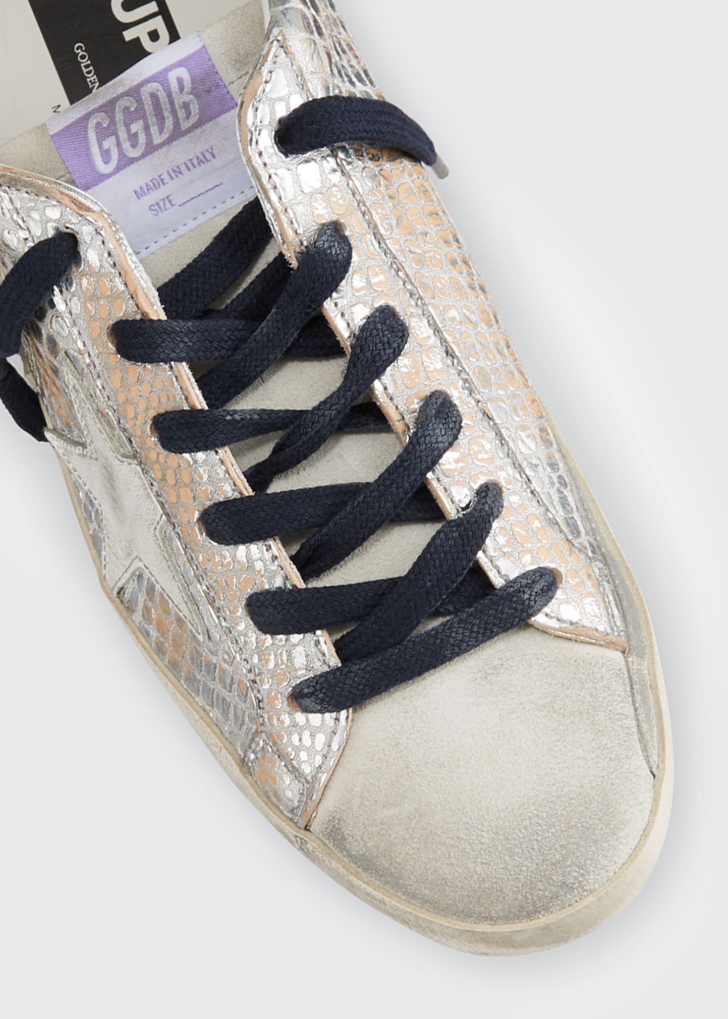 golden goose crocodile sneakers