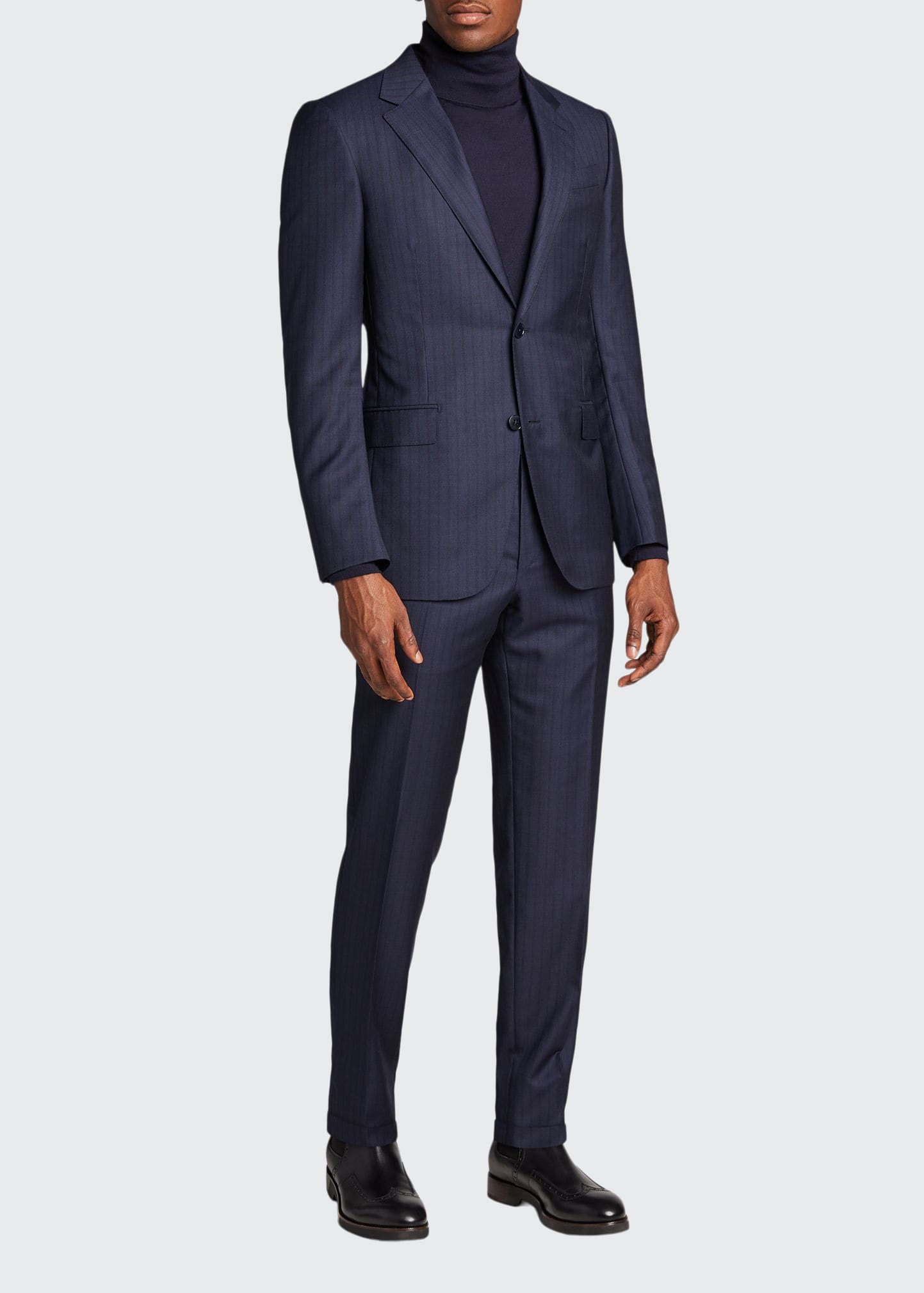 zegna slim fit suit