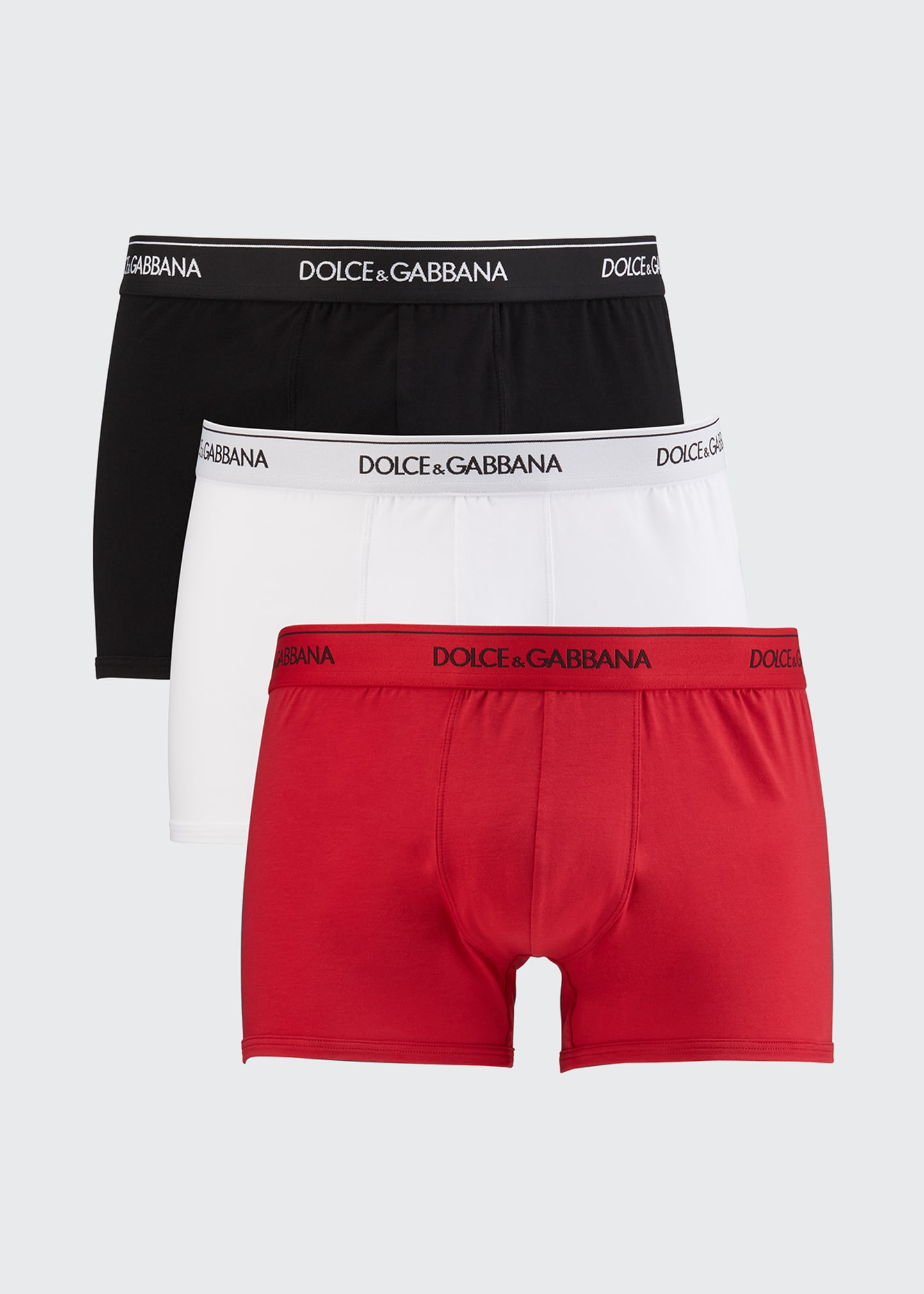 Dolce & Gabbana Pure Cotton Stretch Regular Men's Boxer Trunk White