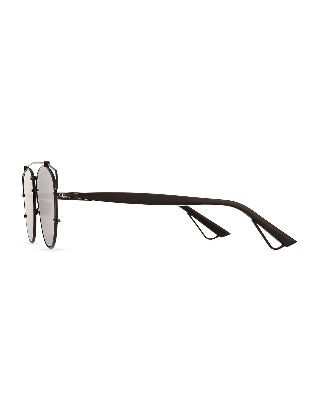 dior technologic cutout aviator sunglasses