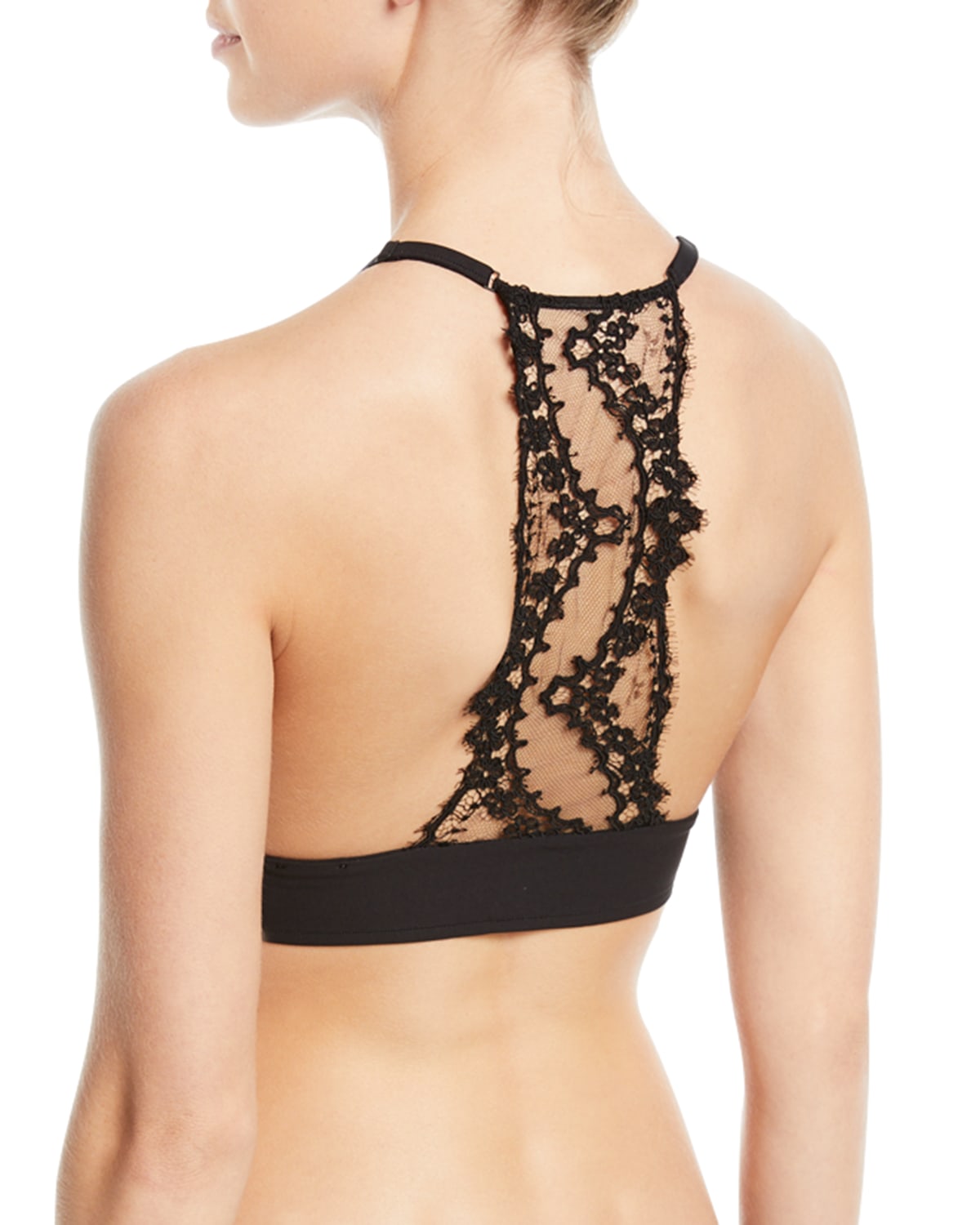 Livy Espresso T-Back Lace Soft Bra and Matching Items & Matching