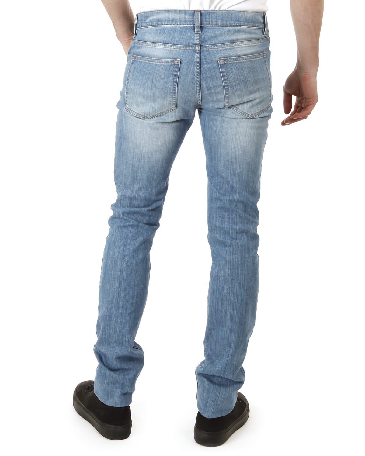 Acne Studios Ace Slim-Fit Denim Jeans, White