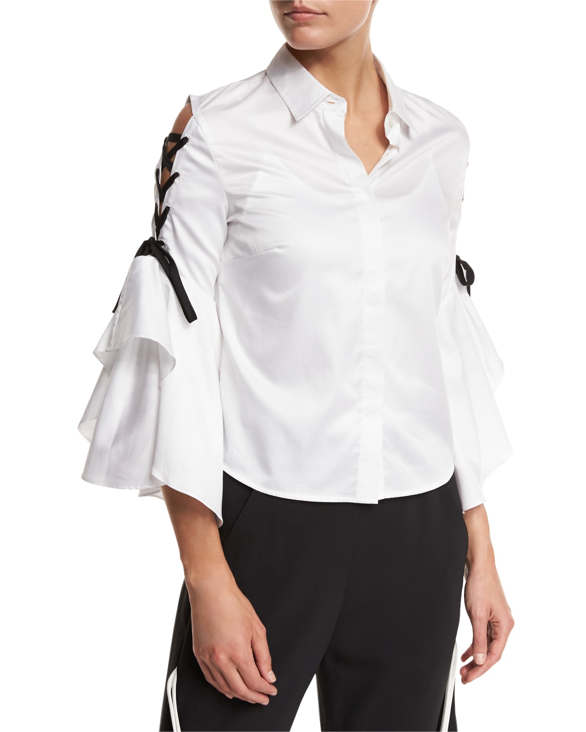 jonathan simkhai lace up jeans