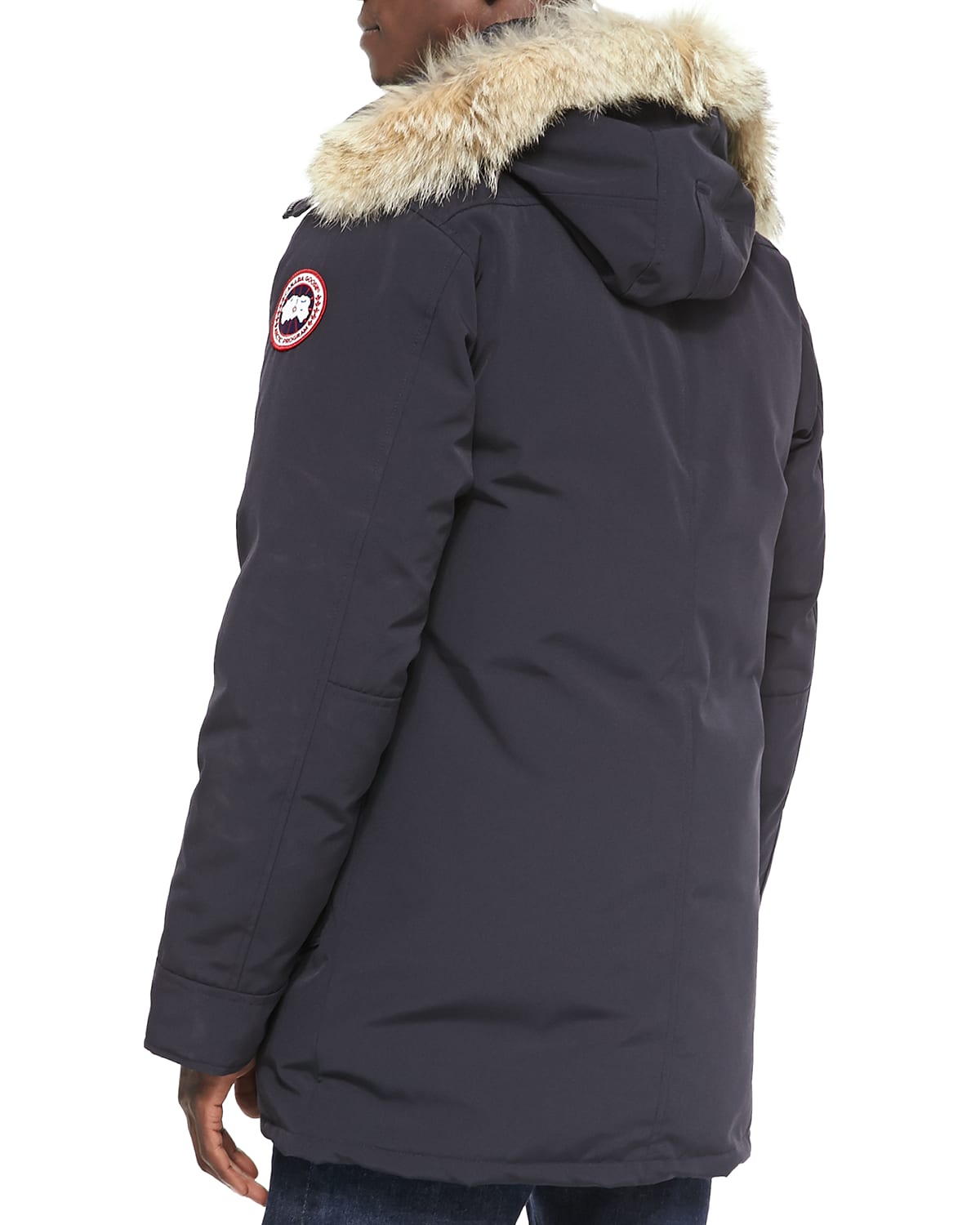 Canada Goose Chateau Arctic-Tech Parka with Fur Hood, Black