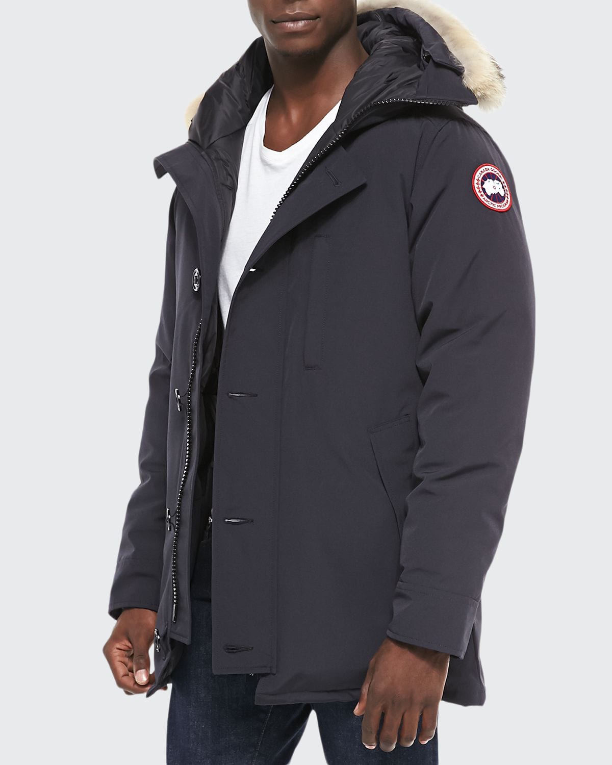 Canada goose chateau parka hotsell with fur