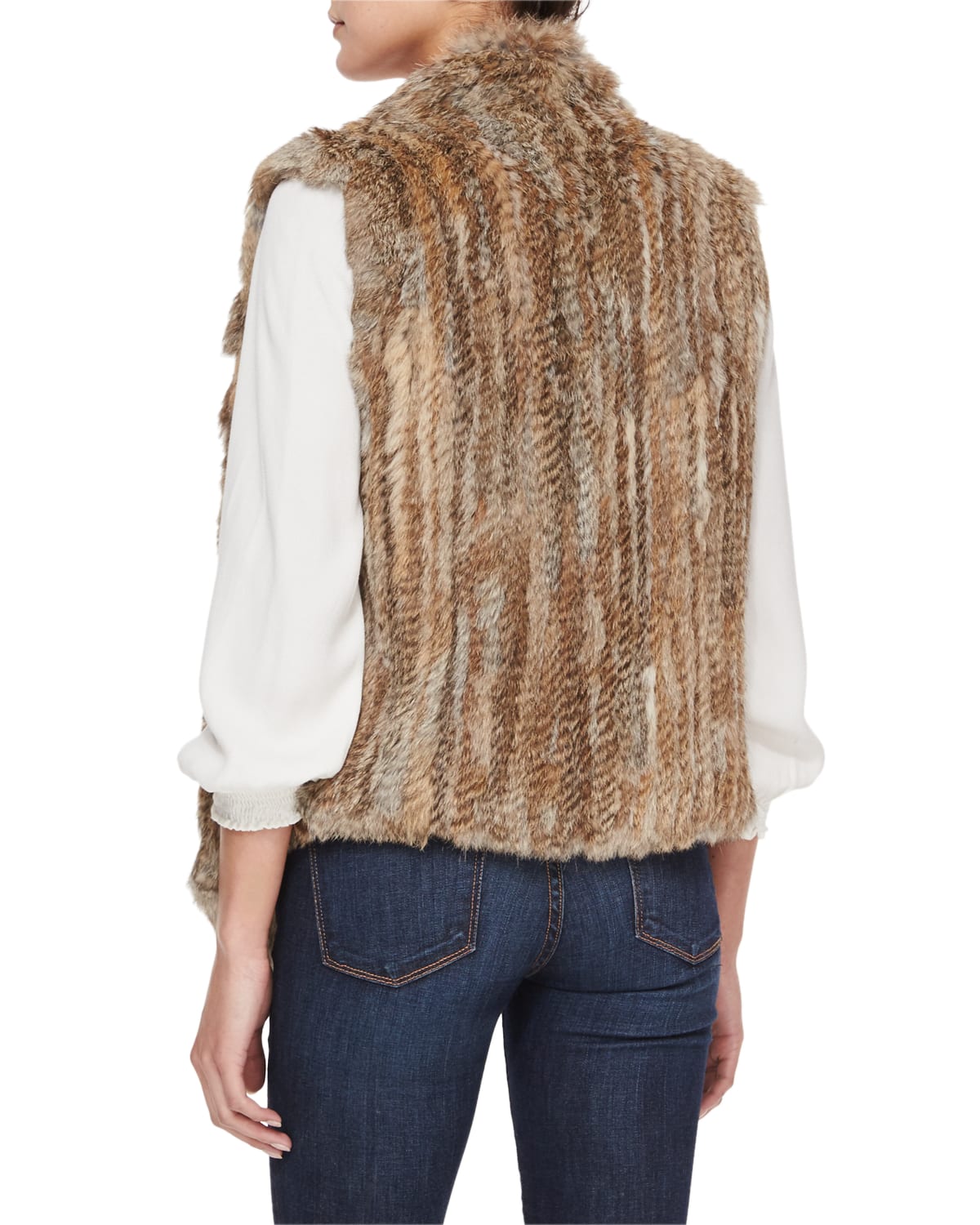 Joie rabbit shop fur vest