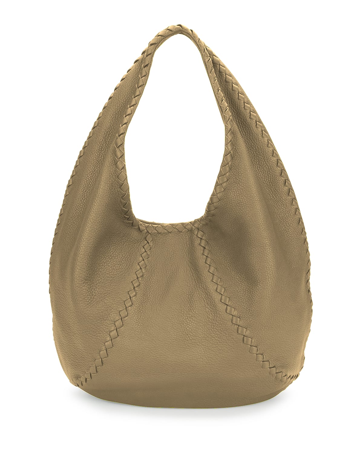 Bottega Veneta Cervo Large Hobo Bag, Espresso