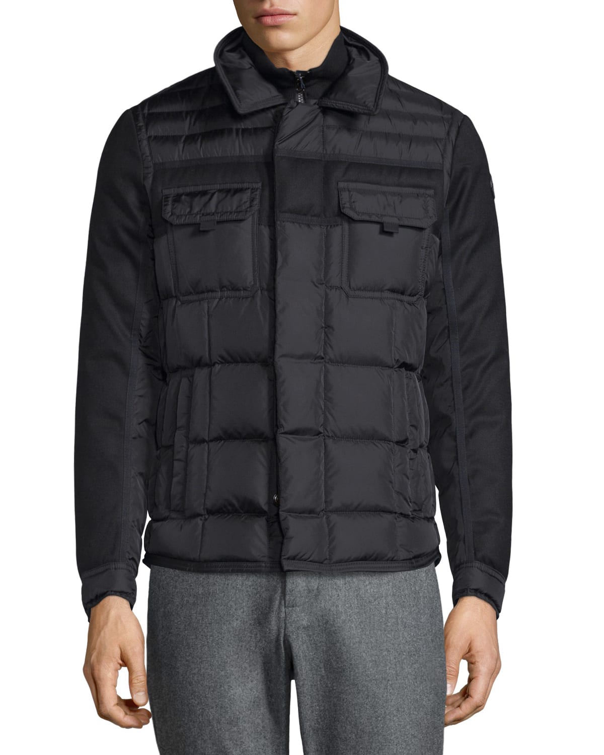 Moncler mixed media clearance jacket