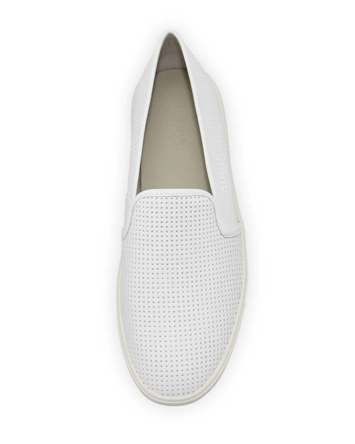 Vince Blair Perforated Slip On Sneaker Woodsmoke