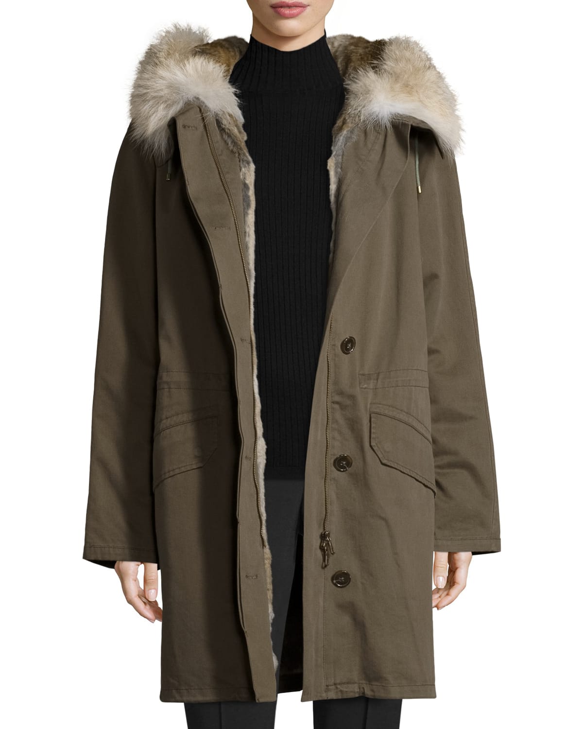 Army yves salomon discount parka