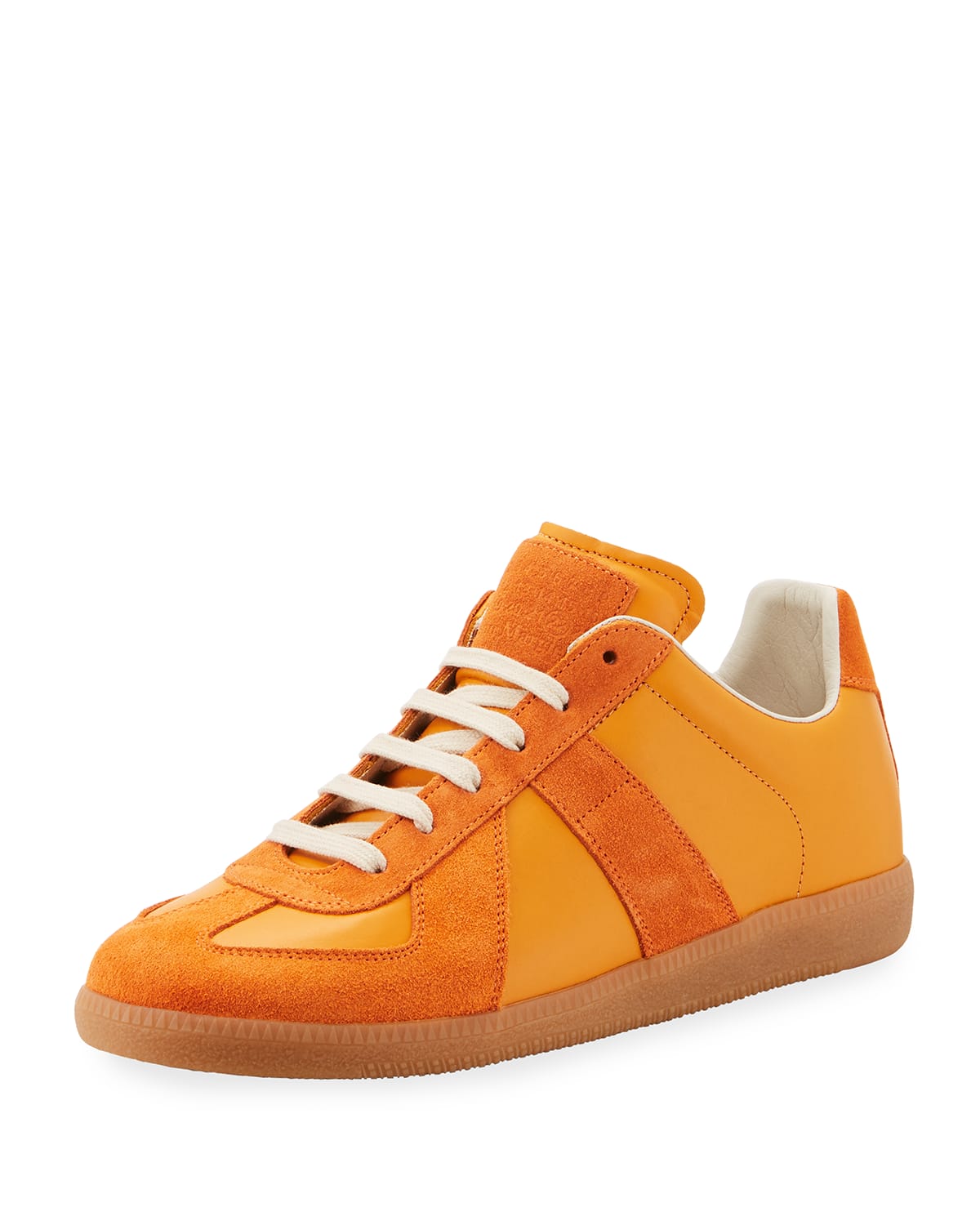 Maison Margiela Men's Replica Leather & Suede Low-Top Sneakers