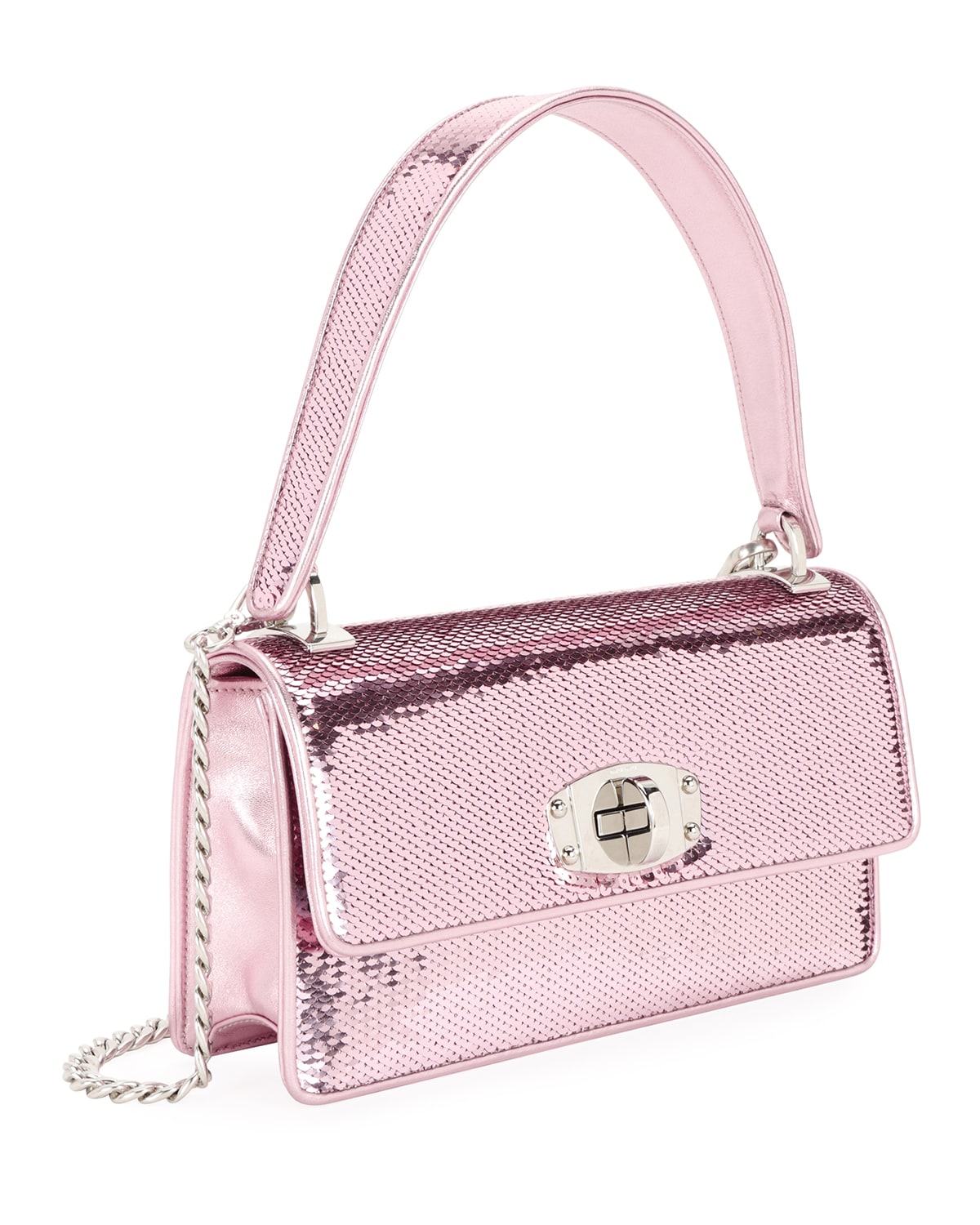 Miu Miu Cleo Sequined Top Handle Shoulder Bag