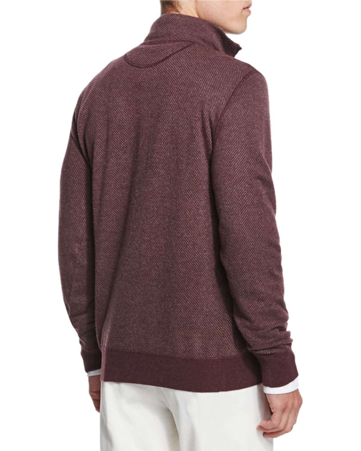 Glyde cashmere-blend sweater in burgundy - Loro Piana