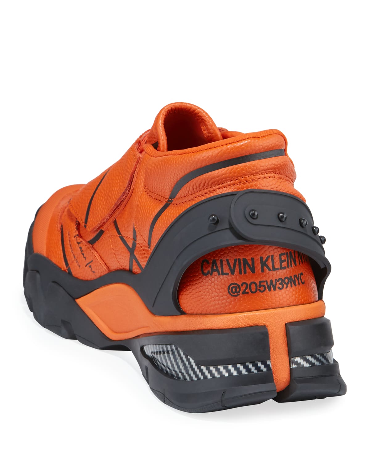 CALVIN KLEIN 205W39NYC Men s Cander 7 Basketball Embossed Leather Sneakers