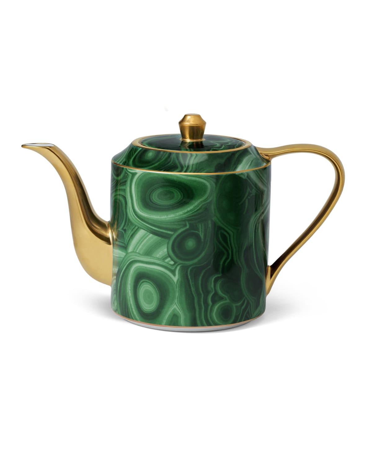 L'OBJET MALACHITE TEA POT