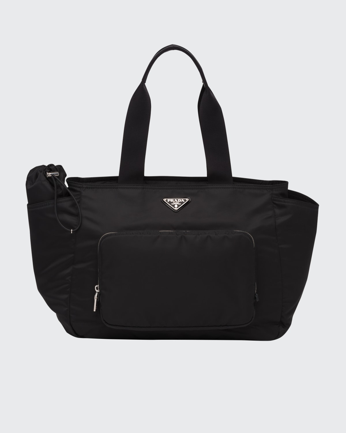 Re-nylon Baby Bag In Black