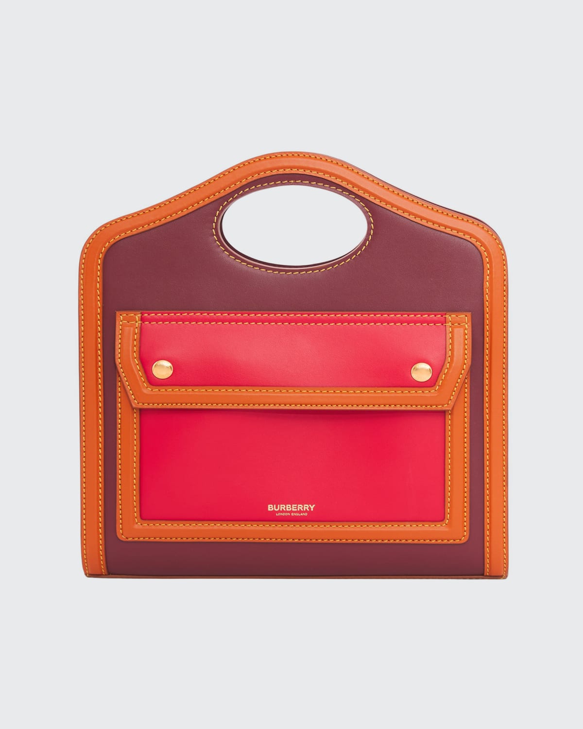 colorblock mini tote bag