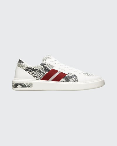 bally snake sneakers
