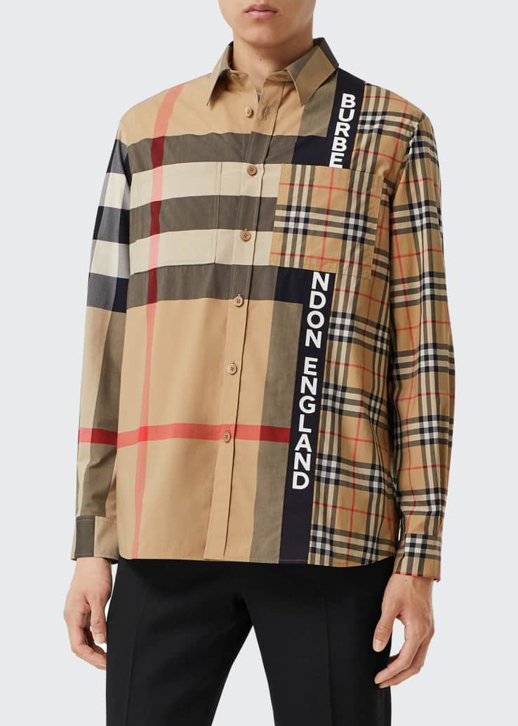 burberry plaid men's