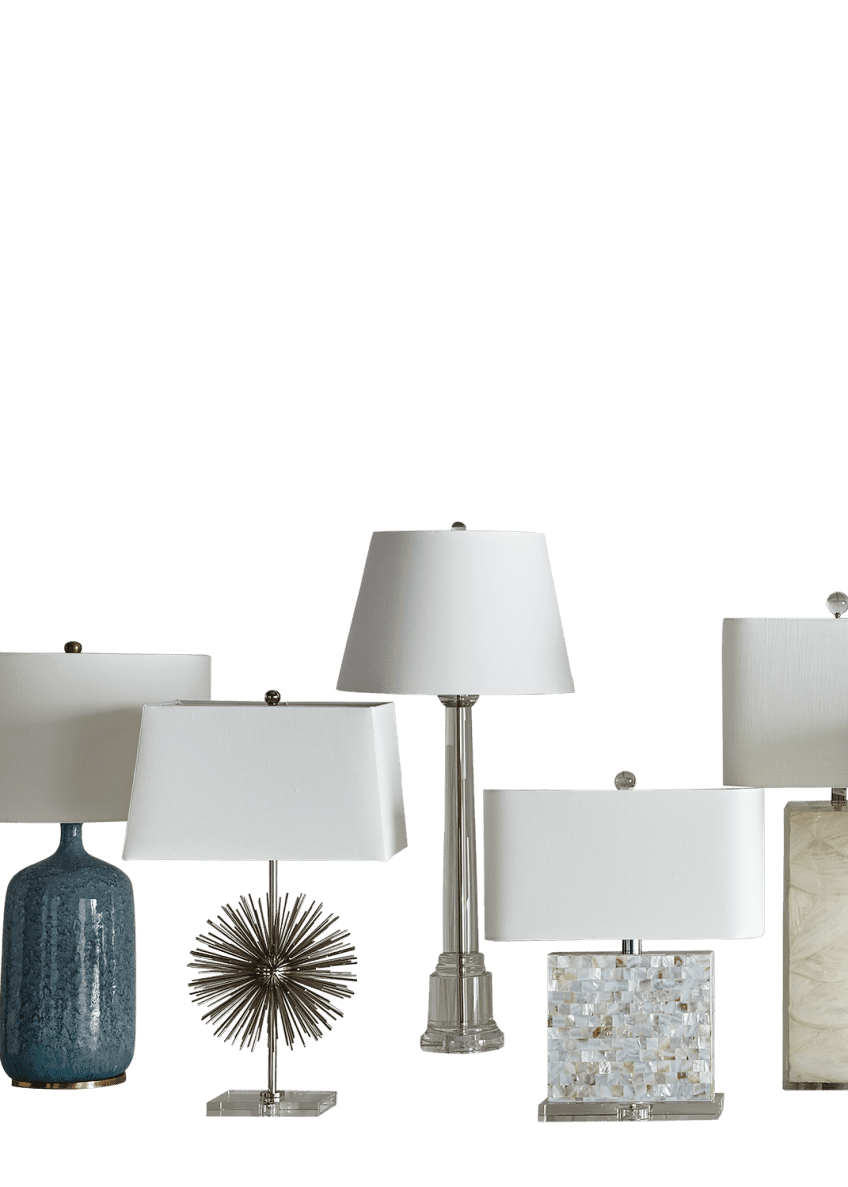 AERIN Culloden Blue Lagoon Table Lamp - Bergdorf Goodman