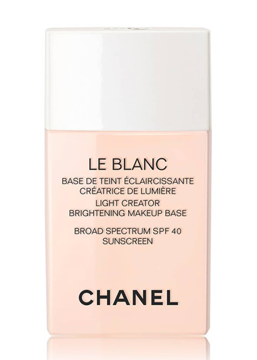 Chanel Le Blanc Light Creator Brightening Makeup Base Broad Spectrum Spf 40 Sunscreen 1 0 Oz Bergdorf Goodman It evens out imperfections and dark spots to reveal an immaculate, radiant complexion. bergdorf goodman