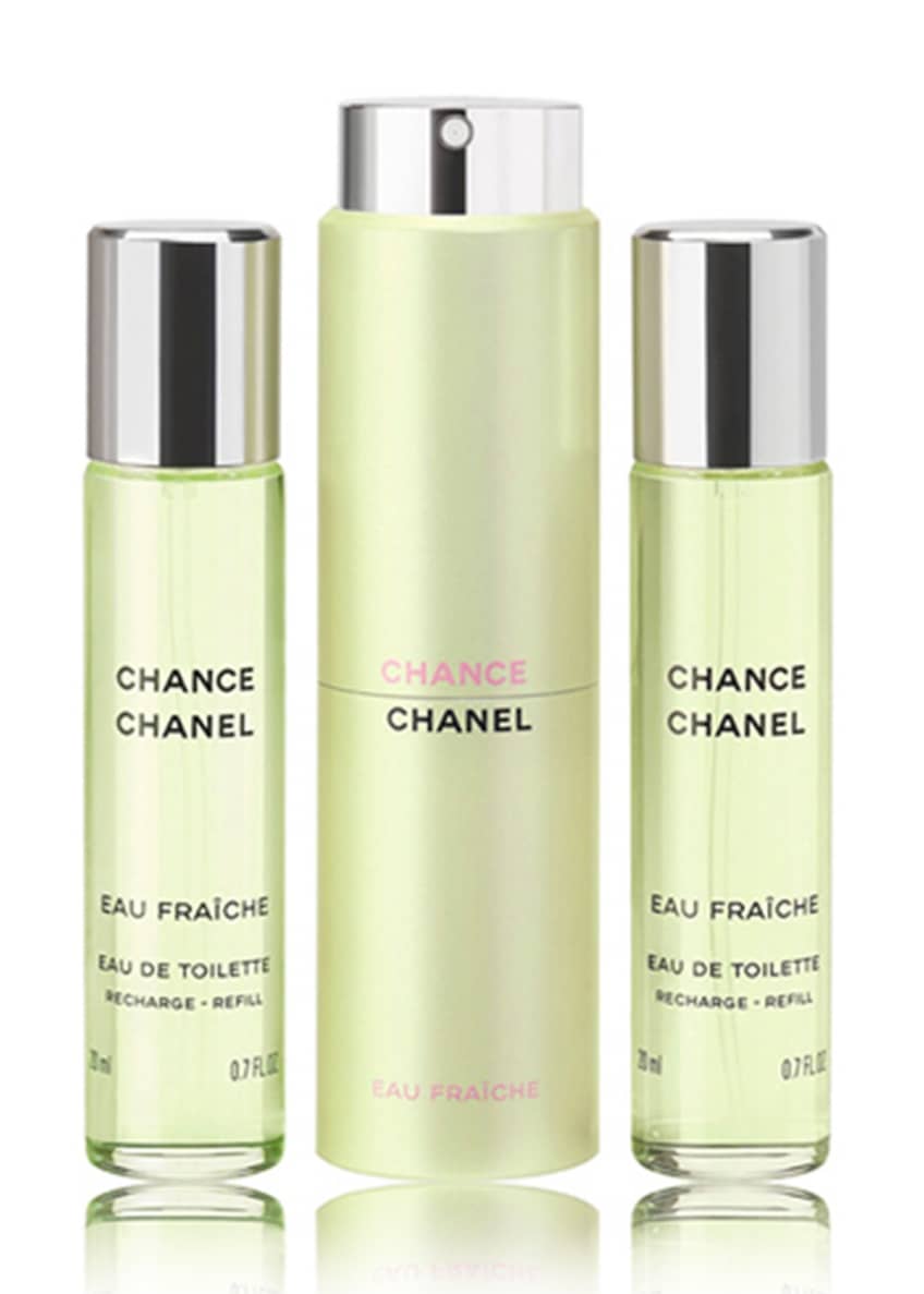 Set of 3 - Chance Eau Fraiche By Chanel for Women, Eau De Toilette