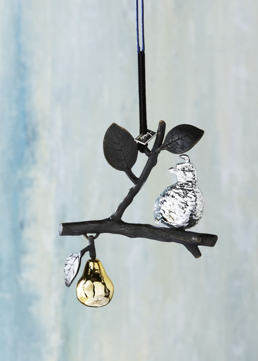 Michael Aram "Partridge in a Pear Tree" Christmas Ornament Bergdorf
