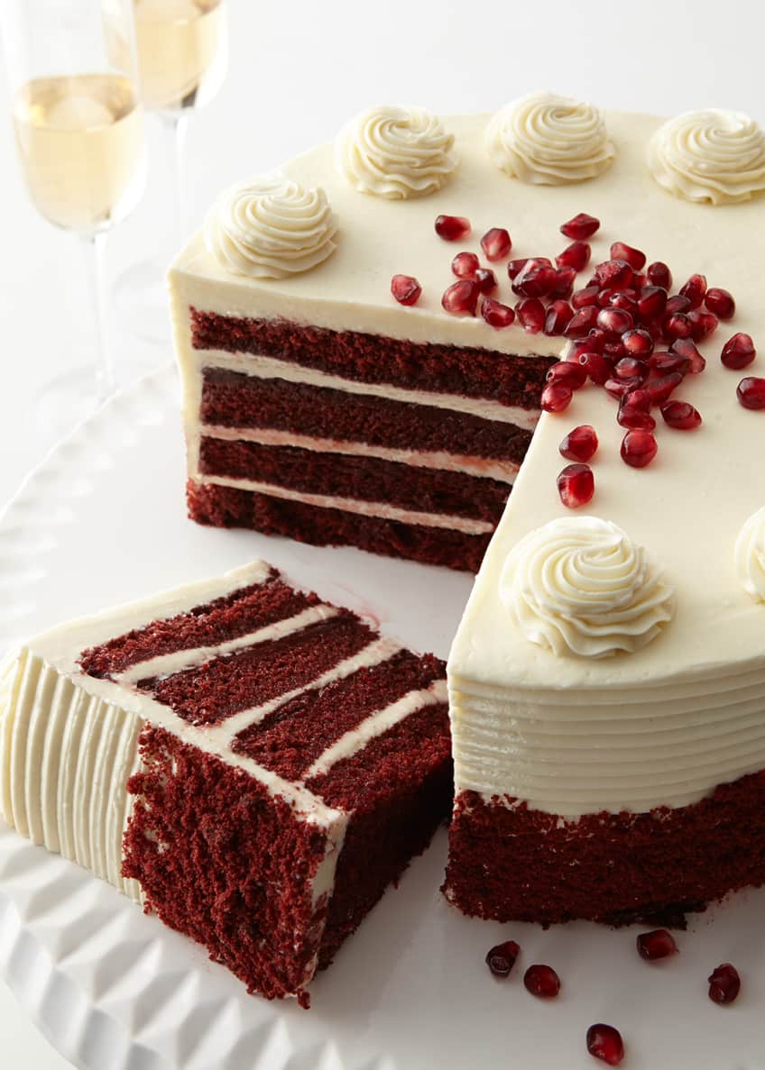 Frosted Art Bakery Red Velvet Cake, For 1220 People Bergdorf Goodman
