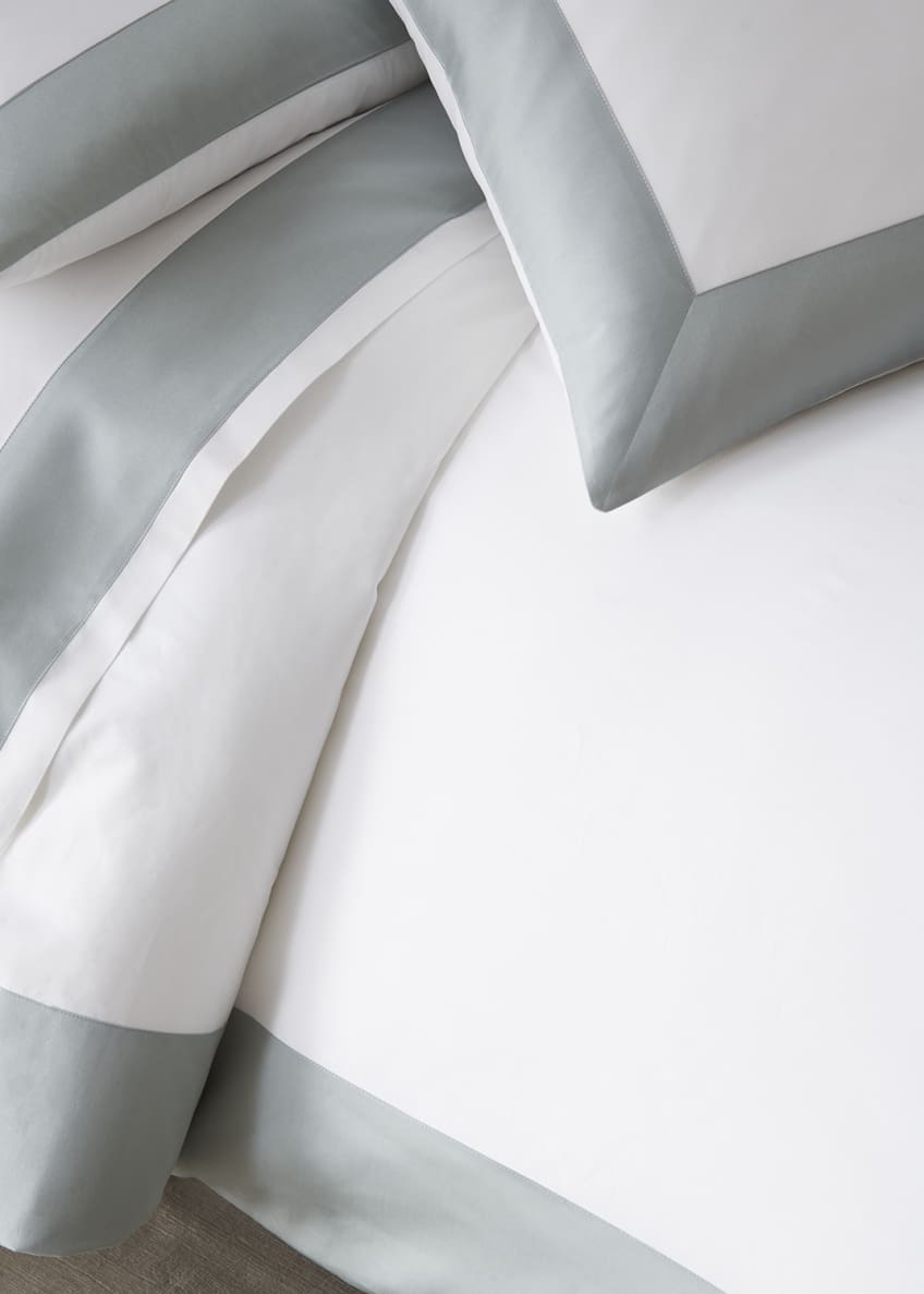 Sferra Modern Sateen Applique Twin Duvet Cover Bergdorf Goodman