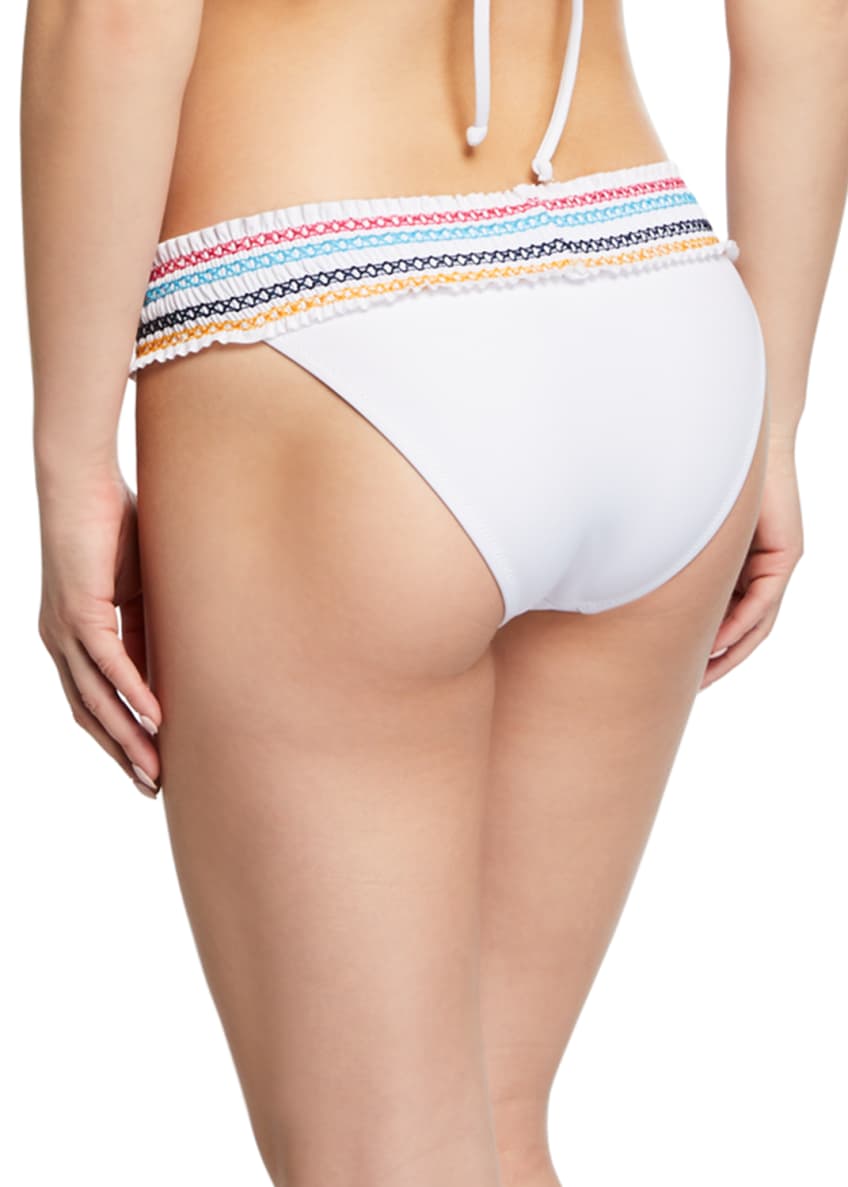 Milly St. Lucia Smocked Bikini Bottom Image 2 of 2