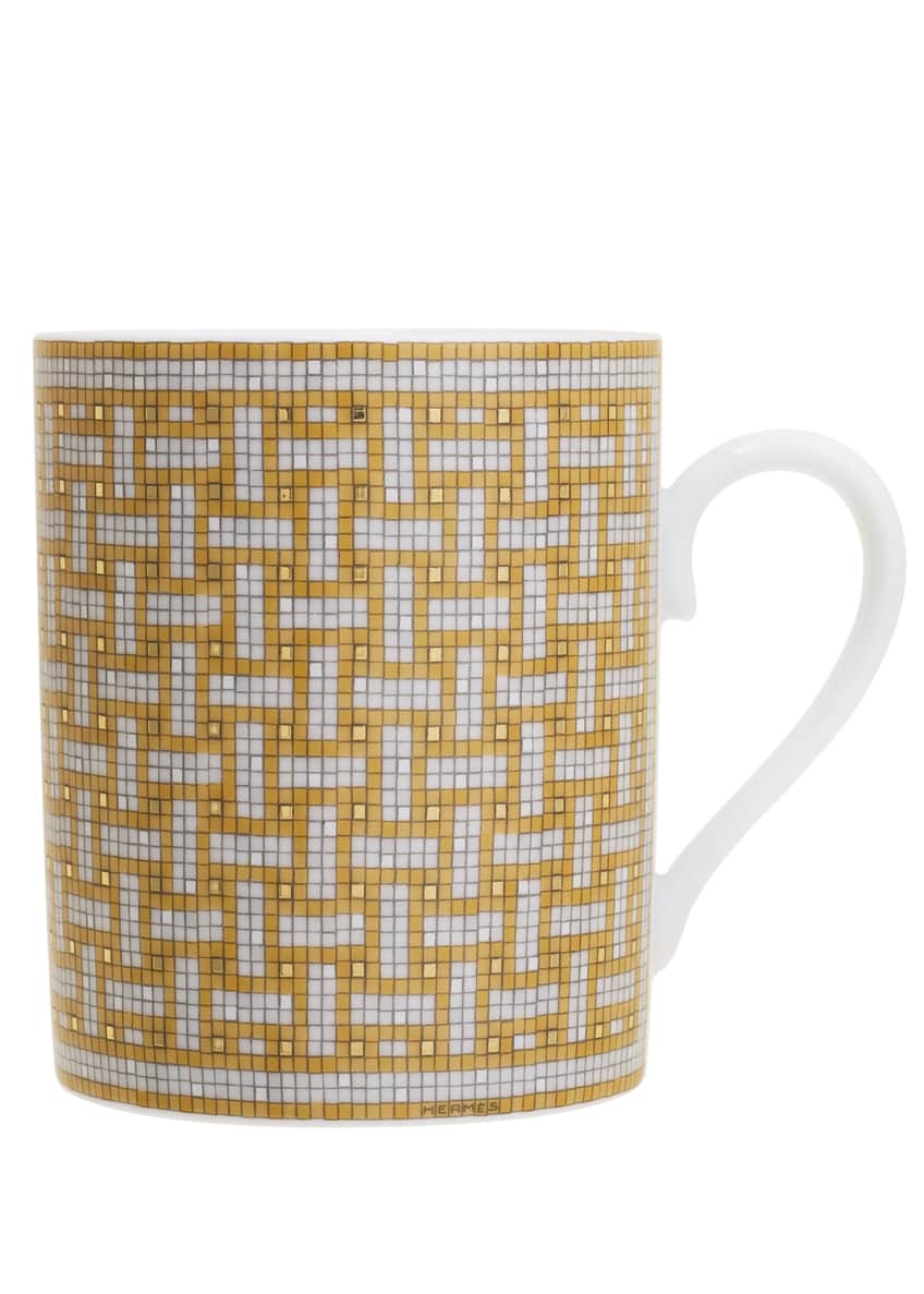 Hermès Mosaique au 24 Gold Mug Bergdorf Goodman