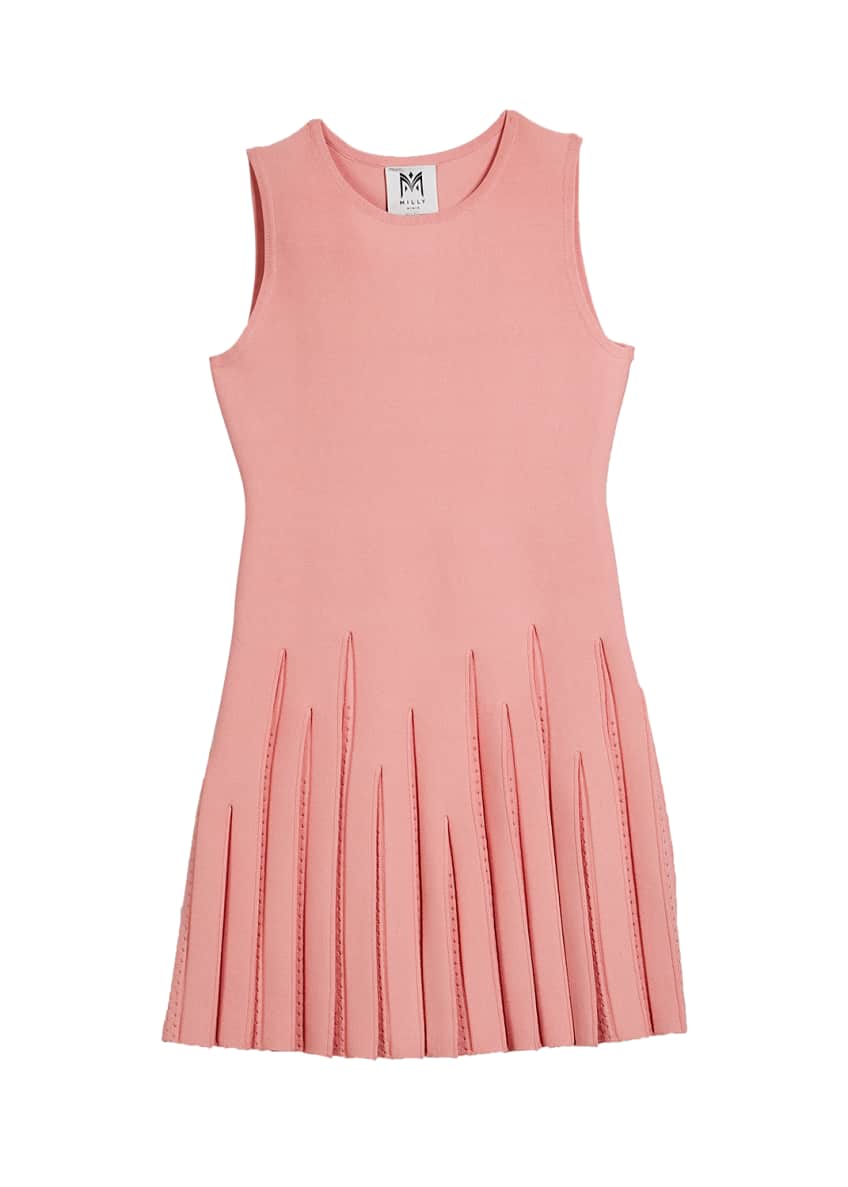 Milly Minis Pointelle Godet Flare Dress, Size 74-6 and Matching Items &  Matching Items - Bergdorf Goodman