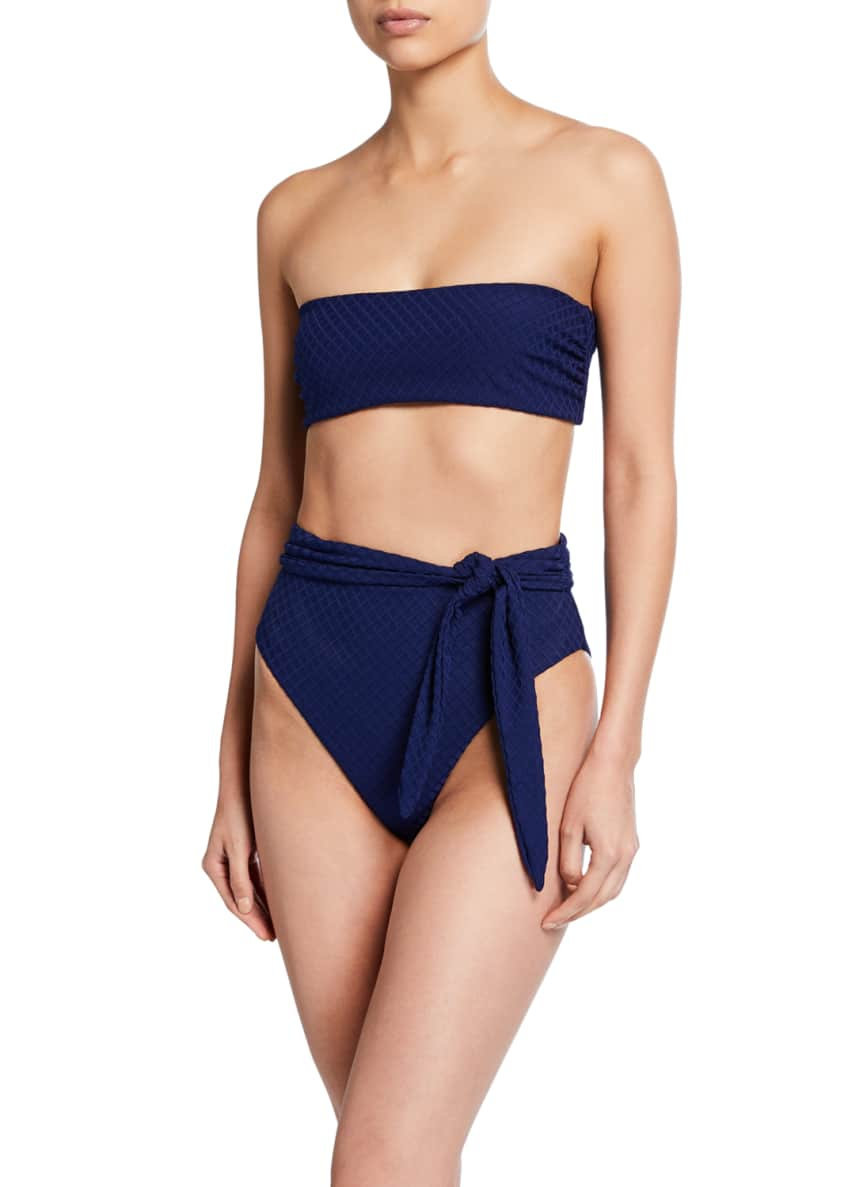 mara hoffman abigail bandeau bikini top