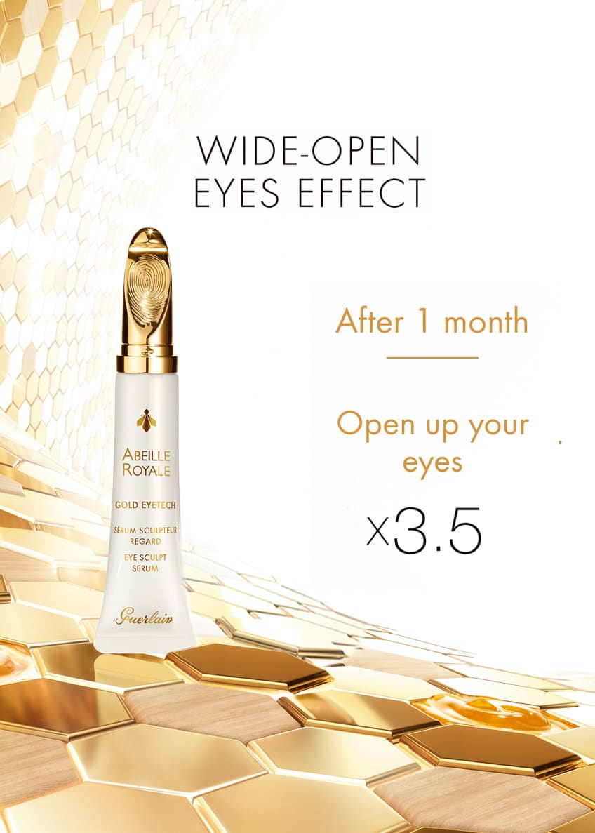 Guerlain Abeille Royale Eye Sculpt Serum with 22K Gold Coated Applicator, 15 mL Bergdorf Goodman