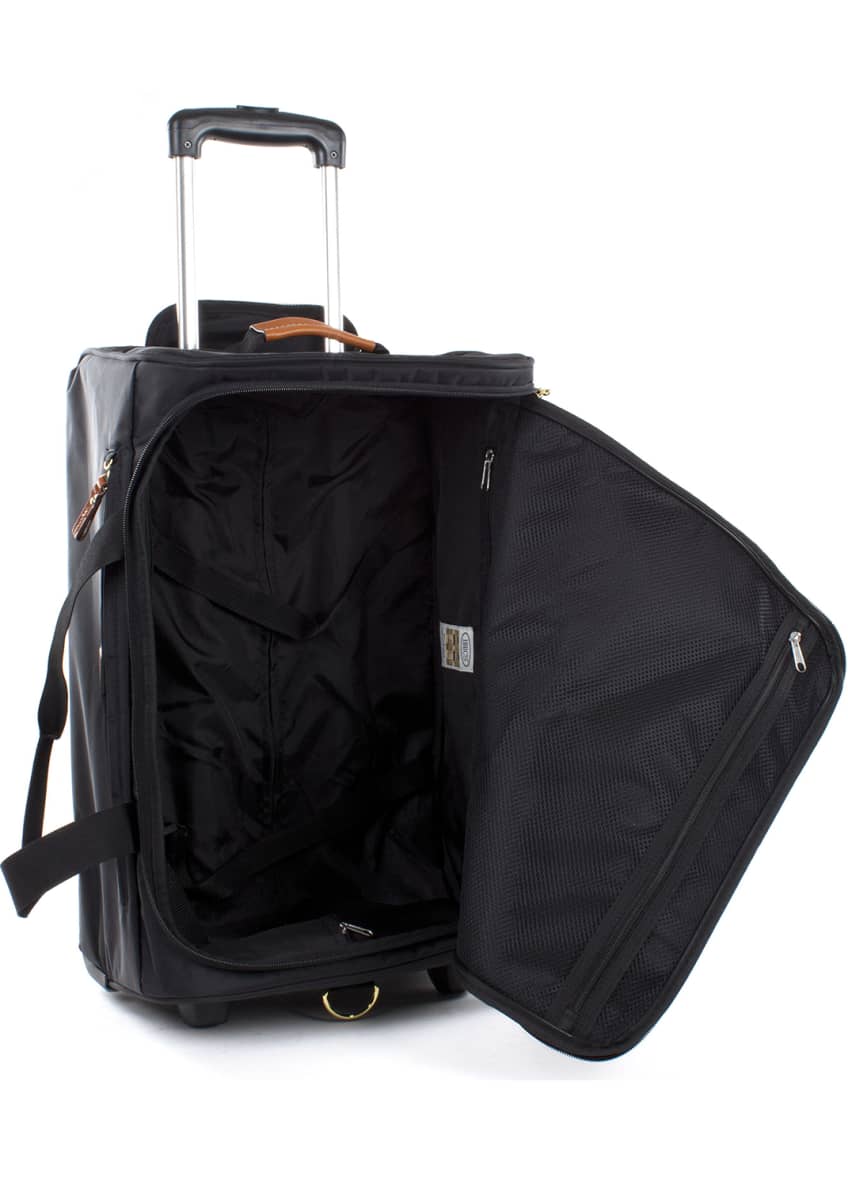 Bric's Black XBag 21" CarryOn Rolling Duffel Luggage Bergdorf Goodman