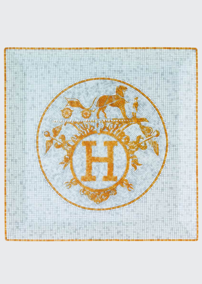 Hermès Mosaique au 24 Gold Square Plate 5 Bergdorf Goodman