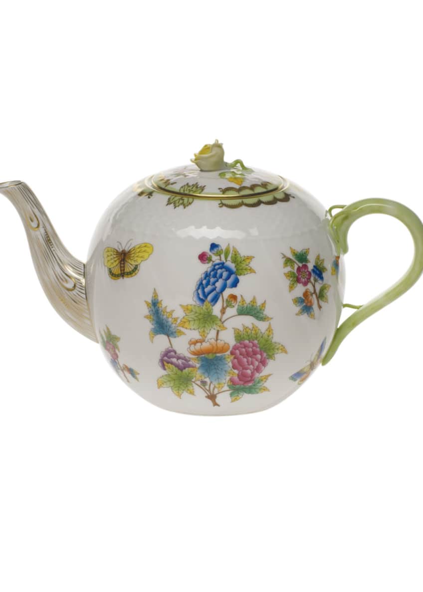 Herend Queen Victoria Teapot Bergdorf Goodman