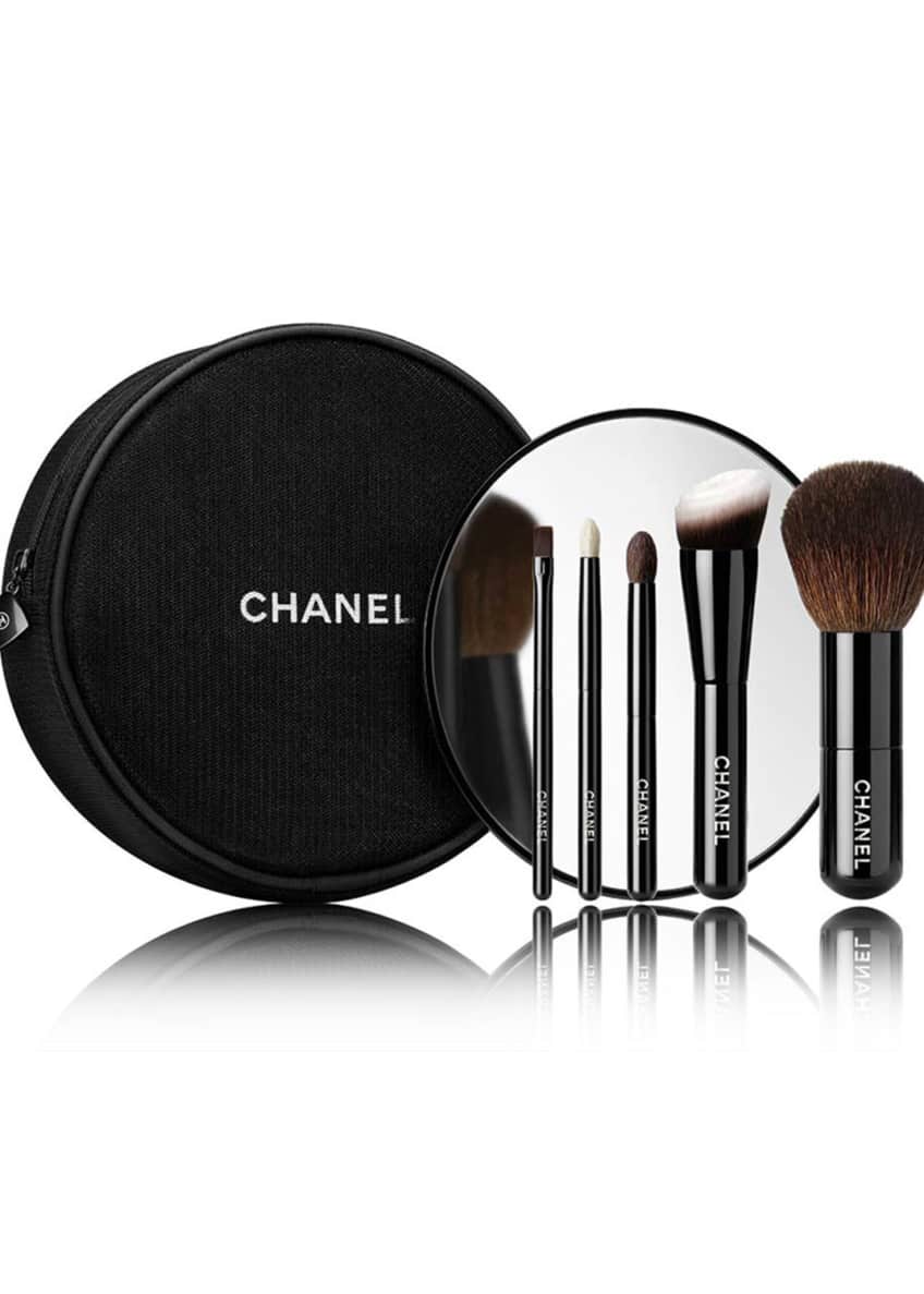 chanel travel makeup brushes set