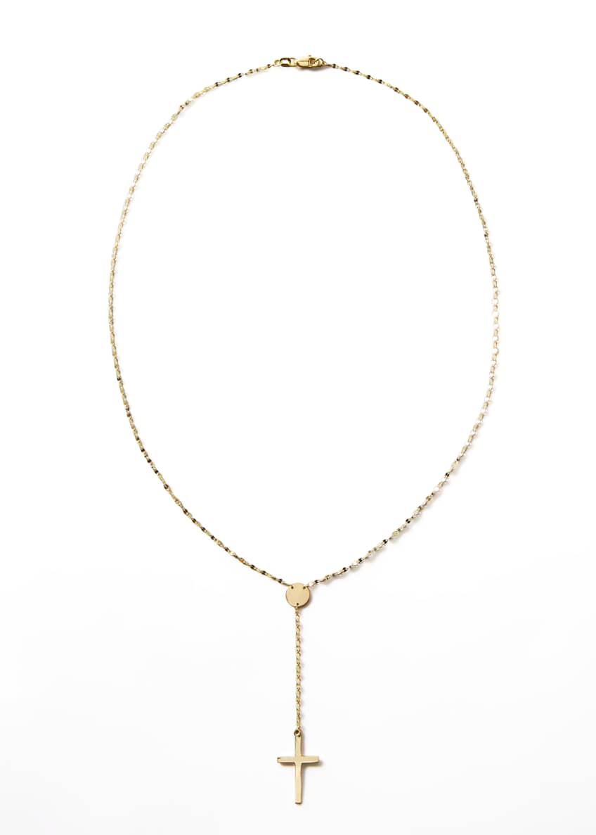 Lana Gold Crossary Necklace - Bergdorf Goodman