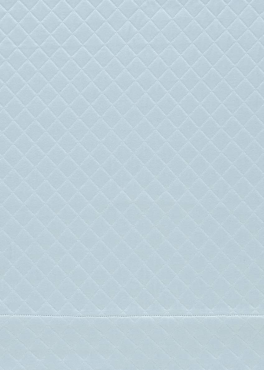 Sferra King Diamond Pique Coverlet In White