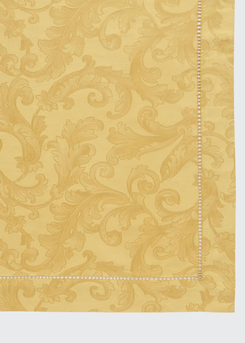 SFERRA PLUME JACQUARD 70" X 108" TABLECLOTH,PROD127770040