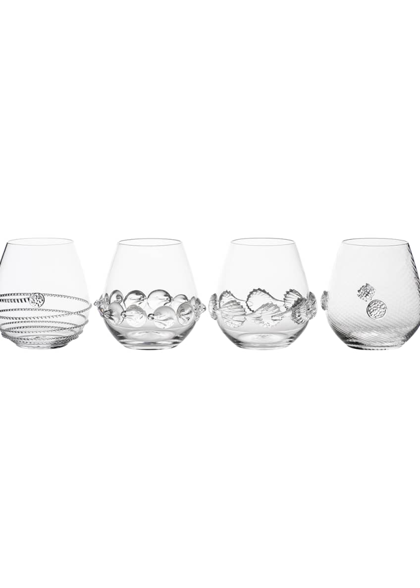 Juliska Heritage Collectors Set 4 Stemless Red Wine Gift Set